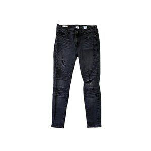 True Religion Halle Mid Rise Super Skinny Jeans sz 28